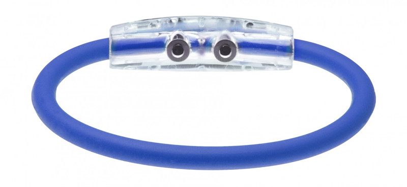 IonLoop's France Flag Bracelet with Magnets & Negative Ions
(back view)