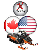 Eastern US and Quebec snowmobile GPS trail map