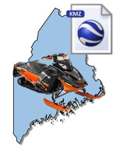 snowmobile trail data maine app map