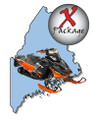 Maine snowmobile GPS trail map