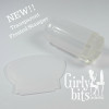 Transparent Frosted Stamper with a clear stamping head | Girly Bits Cosmetics