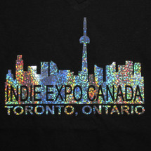 T-shirt with Indie Expo holo logo