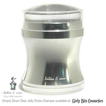Simply Silver Clear Jelly Sticky Stamper by Lantern & Wren | Available at Girly Bits Cosmetics www.girlybitscosmetics.com