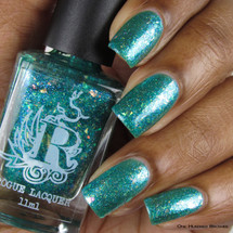 I Washed Up Like This (Sirens of Summer Collection) by Rogue Lacquer available at Girly Bits Cosmetics www.girlybitscosmetics.com  | Photo courtesy of One Hundred Brushes