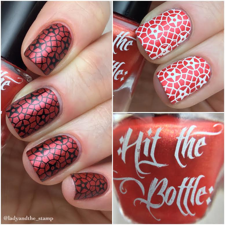 Drop Red Gorgeous Stamping Polish By Hit The Bottle Girly Bits Cosmetics