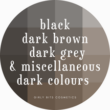 Black, Dark Brown, Dark Grey & Miscellaneous Dark Prototypes | Girly Bits