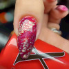 Down Comes The Blood Fluid Art Polish by Baroness X