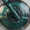 Juniper Metallic Deep Green Fluid Art Polish by Baroness X