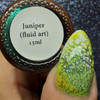 Juniper Metallic Deep Green Fluid Art Polish by Baroness X