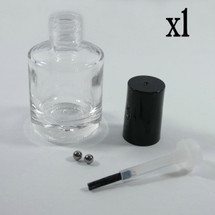 15 mL round nail polish bottle with cap | Girly Bits Cosmetics