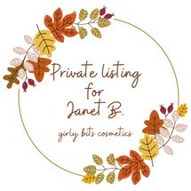PRIVATE LISTING FOR JANET B