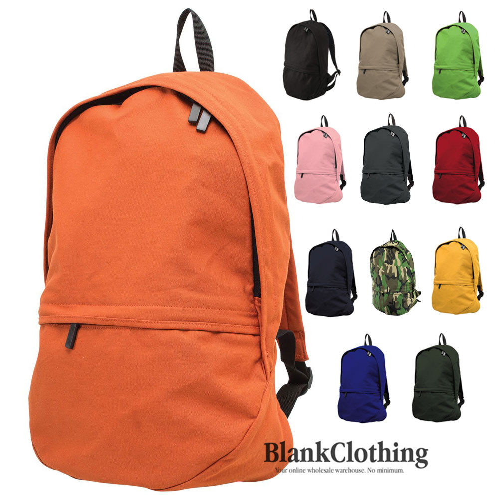 plain 100% chino backpack | blank bags & backpacks | bulk carry totes