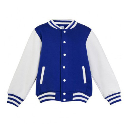 Kids Plain Varsity Jacket | Children Fashion Style Baseball Letterman ...