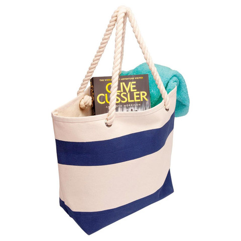 Cotton Canvas Tote with Rope Handle - Buy Online Wholesale Plain Bags