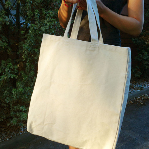 Beach Carry All Canvas Bags Plain Totes Biodegradable Cotton Canvas Carry Bag