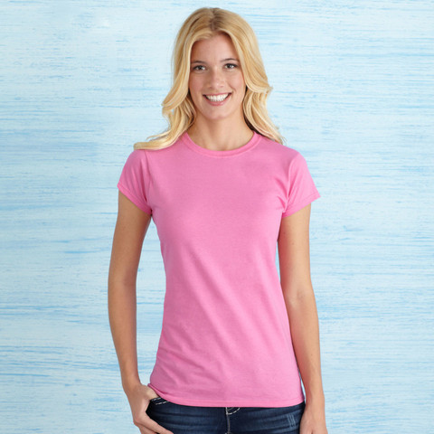 blank soft style cotton tshirt | ladies/junior | Plain T Shirts ...