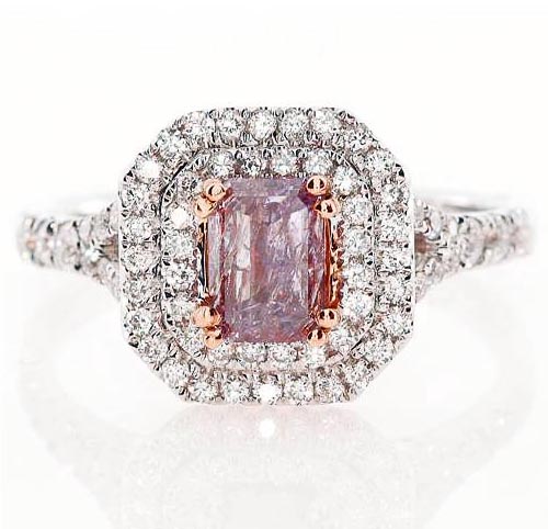 Fancy Purplish Pink Diamond Ring