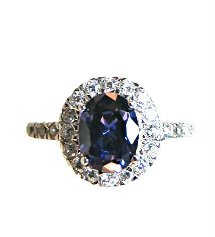blue spinel ring