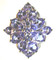 Tanzanite Cluster Ring