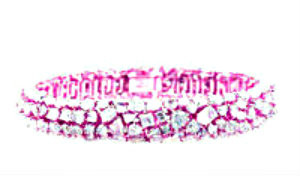 Natural Fancy Pink Diamond Bracelet