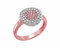 Natural Pink Diamond Ring