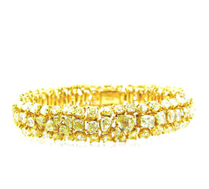 Natural Fancy Yellow Bracelet