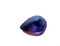 Natural Purple sapphire - back view