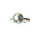 Tahitian Pearl Multi-color Sapphire Ring