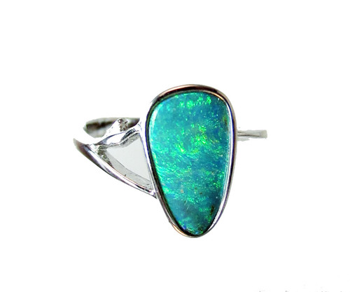 Australia Opal Silver Ring