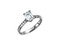Emerald Cut Engagement Ring Mount Option in Platinum