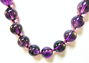 Amethyst Bead Necklace