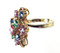 Ruby, Sapphire, Emerald & Diamond Gold Ring