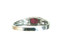 18KT White Gold Ruby Ring - back view