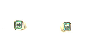 Emerald Earrings - 18 KT