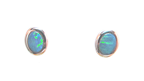 'Australia Opal Doublet Earrings'