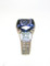 D Block Tanzanite and Diamond Platinum Designer Ring