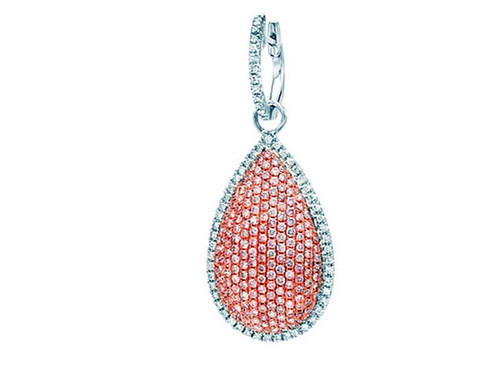 Argyle Pink & White Diamond Pendant - 18KT