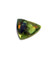 Green Sphene Loose Gemstone - Trillion Cut (Back View)