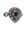 Argyle Purple and Yellow Diamond Ring