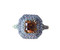 Fancy brownish yellowish orange diamond cocktail ring - straight on shoot with less light, so you see with all light sources