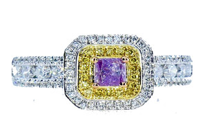 Australia Investment Grade Fancy Intense Pink-Purple Ring