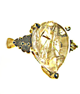 Rutilated Quartz Ring- KARIS Collection