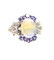 Australian Crystal Opal & Tanzanite Ring