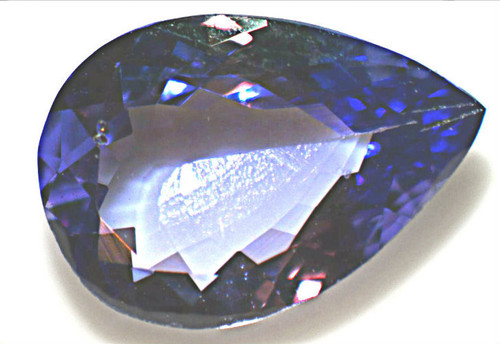 Super Neon Blue Tanzanite - Pear Shape