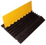  5 Channel Rubber Cable Protector Ramp Side Open