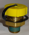 Propane Cap for Fast Fill Connector - with Restraining Strap - Bag of 100