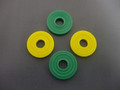  The most popular CO2 sealing washer is the yellow 750 medical washer; part number ACM-033 and the green 750 medical washer, part number ACM-001.  These seals are for the CGA 320, larger, valve. 
