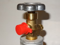This cap has blow out panels on the top to keep the cap on the valve should it be opened without first removing the cap.  For some CGA connections, the valve seal will go on the outside of the valve as a cap.