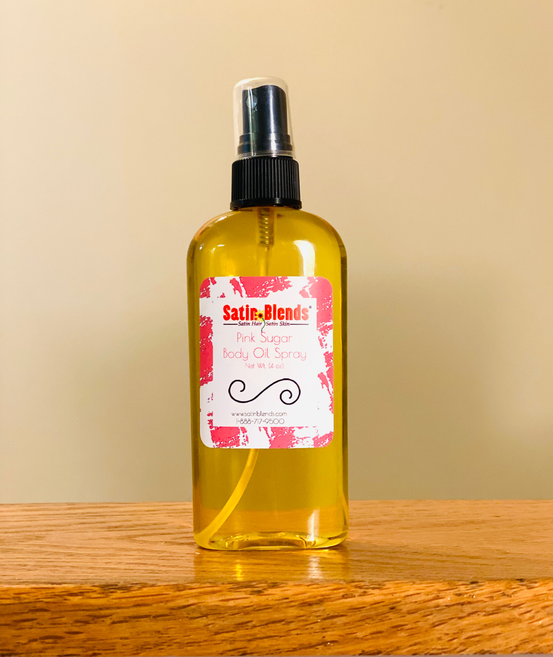Body Oil Spray Satin Blends All Natural Skin and Hair Care