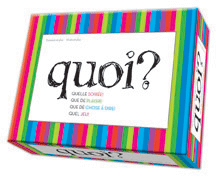 Quoi ? French Board Game Translated What ? Game